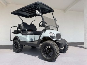 Gray Cement Contender 2+2 Golf Cart